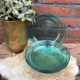 Vintage Arcoroc diep bord 'ribbels', Ø19 cm