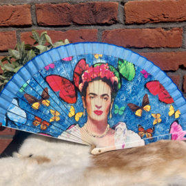 Waaier met afbeelding van Frida Kahlo nr. 1