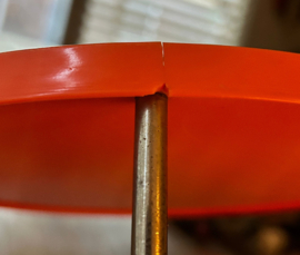Vintage plastic (kruiden) draaiplateau, made in Italy