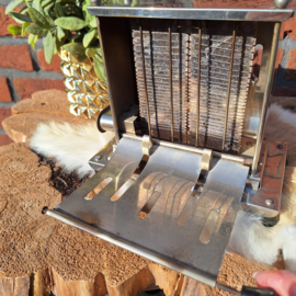 Vintage roestvrijstalen broodrooster 'Elecarti'