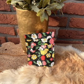 Vintage zakdoekjes opberghoesje voor in je handtas, 70's