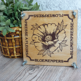 Vintage bloemenpers/ flowerpress