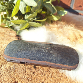 Antiek 'Pince nez' bril met 1 'oortje' aan dun kettinkje