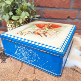 Vintage blik  'Dickens Christmas Carols',  'Van Melle'