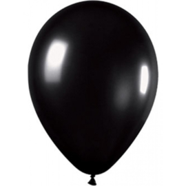 Ballonnen(10) zwart + krijtstift