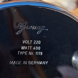 Vintage roestvrijstalen wafelijzer 'Grossag'