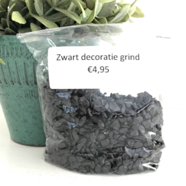 Zwart decoratie grind