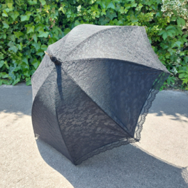 Te huur:  Zwart Kanten parasolletje, Ø85 cm