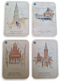 Vintage spel: "Hollandsch Steden Kwartet 1940"