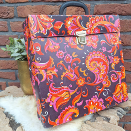 Vintage  platen koffer uit de jaren '70