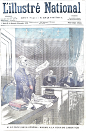 Antieke voorpagina van de krant  'L 'illustré National' nr. 40 van 13 november 1898