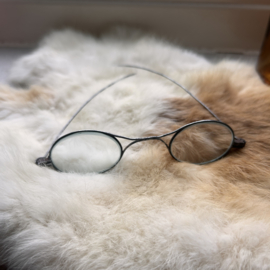 Antiek brilletje in schildpad brillenkoker, ca. 1940