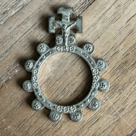 Vintage bidring/ gebedsring/ soldatenrozenkrans nr 5