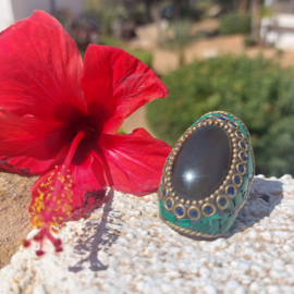 Tibetaanse ring "Ibiza 4", mt. 18,5
