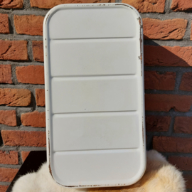 Vintage "Poetsmiddelen" box roomwit