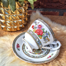 Vintage kop en schotel 3, Paragon 'Tree of Kashmir'