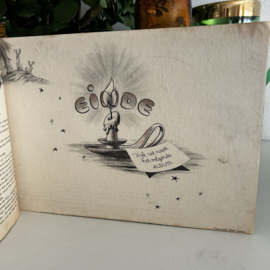 Vintage plaatjes boek 'Bambi' van Walt Disney