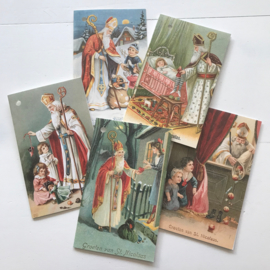 Sinterklaas kaarten, set van 5