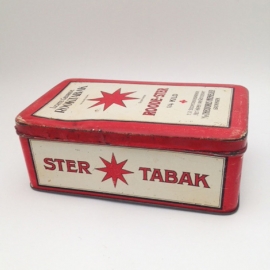 Vintage blik Roode ster tabak