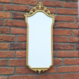 Antieke koperen lijst met metalen magneet/schrijfbord erin, ca. 1890
