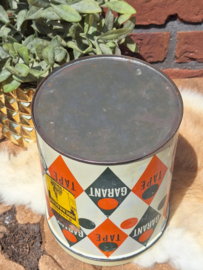 Vintage blik  'Tape garant'/ 'Davelaar Jodenkoeken'