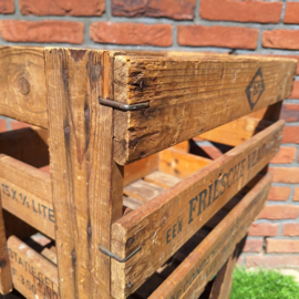 Vintage houten krat 'Friesche Vlag'