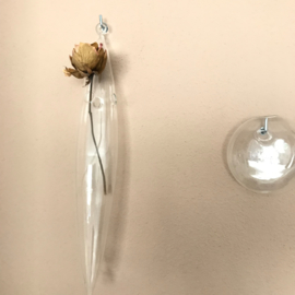 Vintage glazen buis hangers voor bloemen, jaren '50/'60