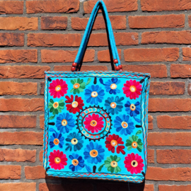 Ibiza tas 'Borduur bloemen'