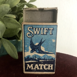 Vintage lucifer doosje  "Swift Match by "Maguire & Patterson"