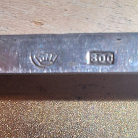 Antiek Frans sigarettendoosje zilver 800, Art Deco, 1915-1935