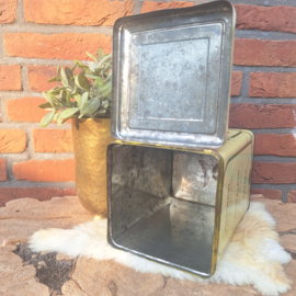 Vintage groot blik H. van Dorp Hilversum
