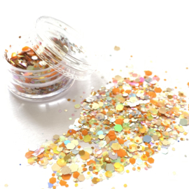 Glitters chunks 1/2/3 mm MIX 4