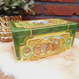 Vintage blik "Douwe Egberts/ Pickwick thee" Diligence(postkoets) 1.