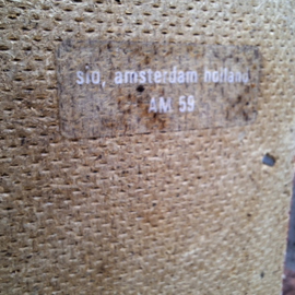 Vintage houten SIO knikkerbaan