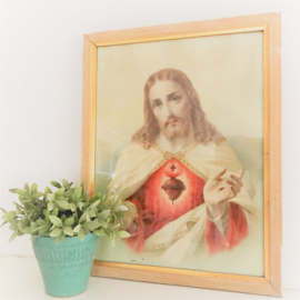 Vintage schilderij afbeelding "Jezus"