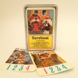 Vintage kwartet spel "de Berenboot"