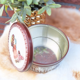 Vintage blik "Sarah Kay" rond