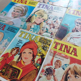 Vintage Tina's, het grootste weekblad voor meisjes, 1970-1973