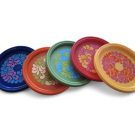 Vintage 'Emsa' onderzetters, 5 kleuren
