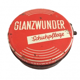 Vintage blik "glanzwunder schuhpflege"