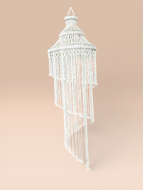 Te huur:  Schelpen Chandeliers/ lamp XL, 3 verschillende