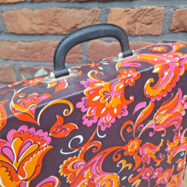 Vintage  platen koffer uit de jaren '70