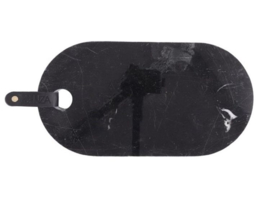 Senza serveerplank zwart marmer 30 x 16 cm