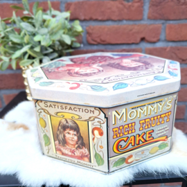 Vintage groot blik Mommy's Rich Fruity Cake