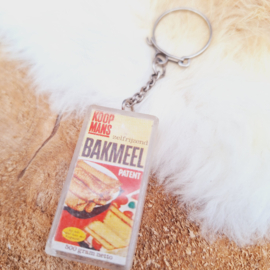 Vintage reclame sleutelhanger "bakmeel van Koopmans'