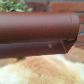 Vintage bed/ leeslampje bruin, jaren '70