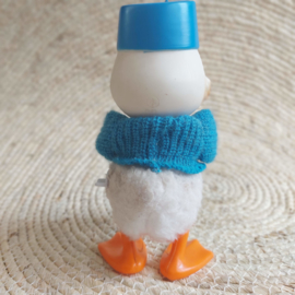 Vintage wind up rubber duck trommelaar