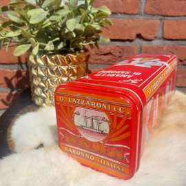 Vintage blik rood 'Amaretti di Saronno'