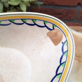 Antieke schaal Villeroy & Boch Dresden met nr. 7082