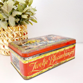 Vintage blik langwerpig 'Zwolse Blauwvinger'